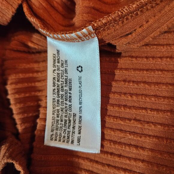 Cat & Jack Girl's Size Medium (7/8) Burnt Orange Pullover Hoodie - Picture 3 of 4
